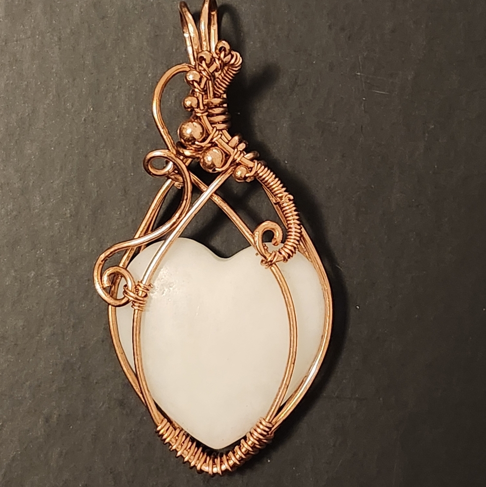 Handcrafted Copper Wire Wrapped Pendant
